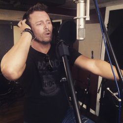 We had 2 days with Eric Martsolf to record all the vocals. Lead and backgrounds. We weren't sure how much his voice would hold up because that is tons of singing. He dominated it like a champ and we ended up having time to spare.